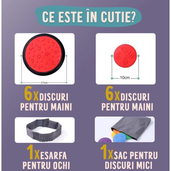 Discuri Tactile Set 12 piese