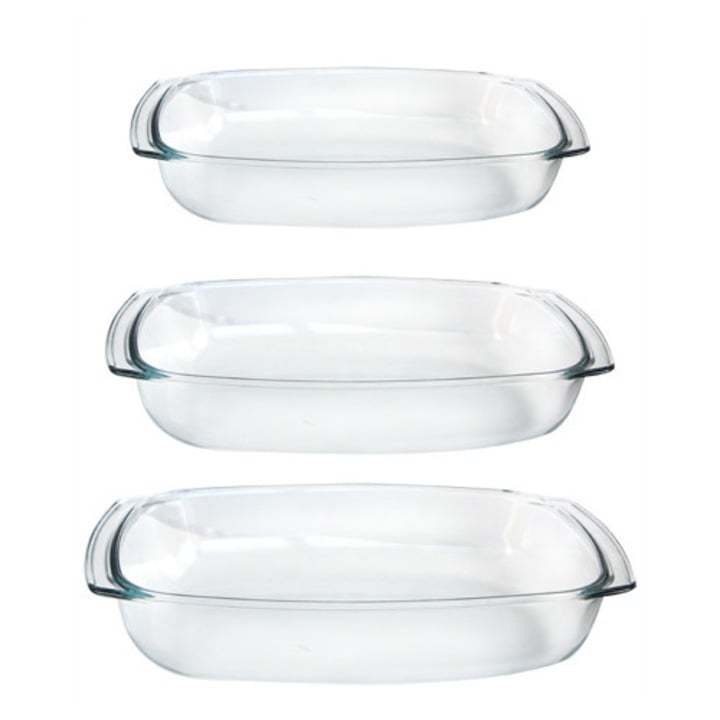 IENA☆ Set 3 Vase Yena Termorezistente Dimensiuni Diferite - eMAG.ro