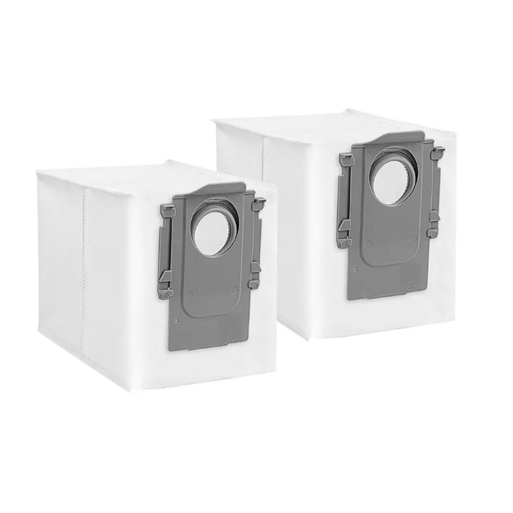 Set 2 x rezerva sac de praf Roborock compatibil cu Q Revo, QRevo S, Q Revo Pro, Q Revo MaxV, Q Revo Master, S8 Max V Ultra, S8 Max Ultra