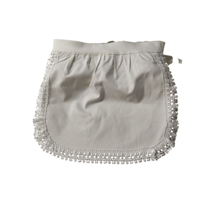 Sort de bucatarie, cu volan, pentru copii, alb, marime universala