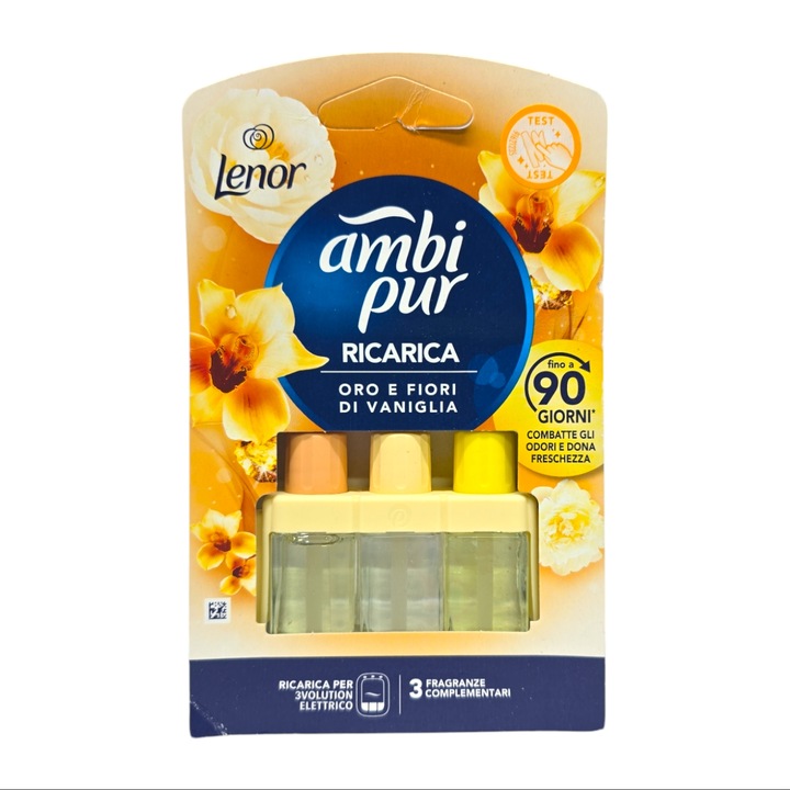 Електрически ароматизатор за стая Ambi Pur, 3 volution, Lenor, Ванилия, 1 брой