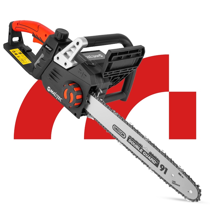 Ferastrau Cu Lant, Maltec, Mastercut3550W, Putere Maxima 3550W, Lungime Ghidaj 16 Inch, Lubrifiere Automata, Frana De Siguranta, Greutate 4, 5 Kg, Rezervor Ulei 150 ml, Set: Fierastrau, Ghidaj, Lant, Protectie Ghidaj, Negru