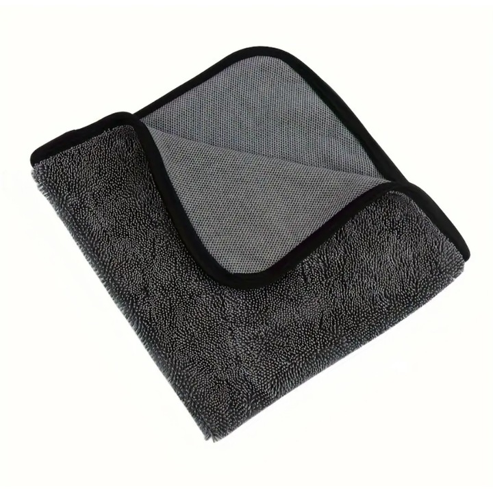 Професионална кърпа, супер абсорбираща, самосъхнеща, троен XL размер 160 см / 60 см, премиум микрофибър, въртяща се халка, двустранна