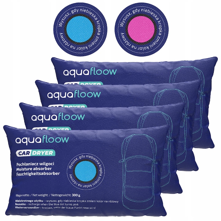 Absorbant De Umiditate, Orion, 600 ml, Fara Miros, Set Cu 3 Cartuse, granule De Clorura De Calciu, Ideal Pentru Incaperi De Pana La 20 m², Dimensiuni 21x9x18.5 cm