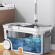 Set Mop Rotativ 360° cu Galeata Centrifuga din Inox - 4 Lavete incluse, Next Trend