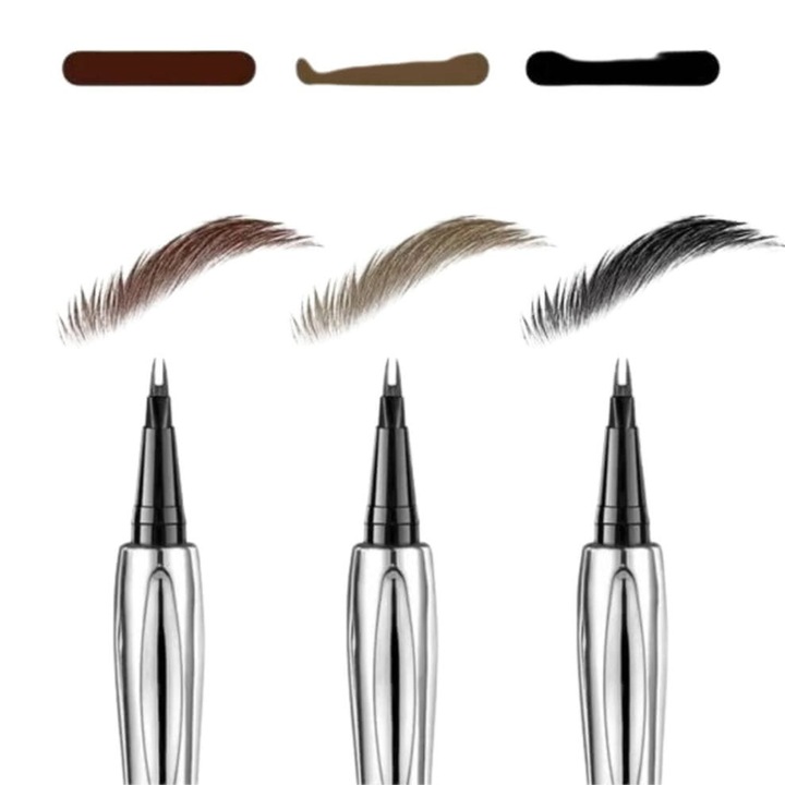 Creion de precizie PerfectBrow-maro inchi