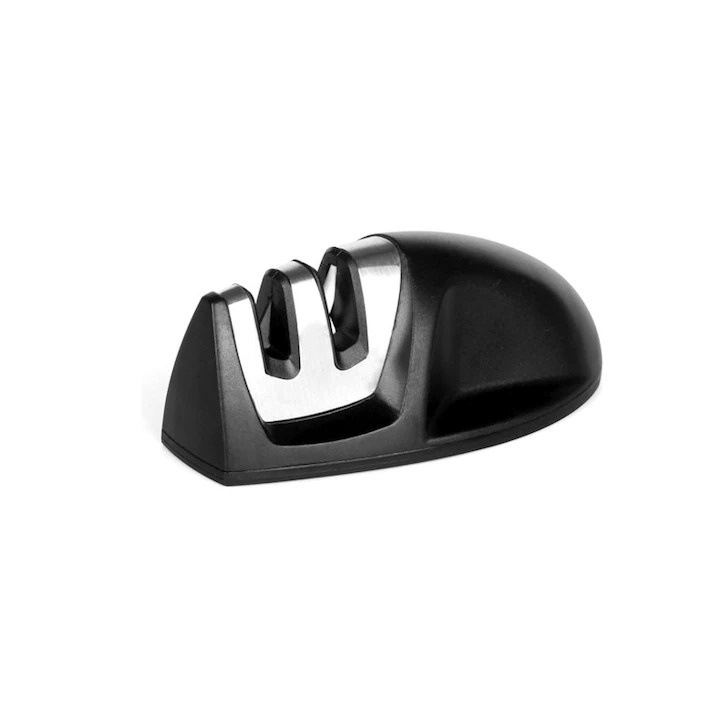 Точило за ножове, Двойно, ЖЕЛЯЗО+PVC, 10x4.5x5 см