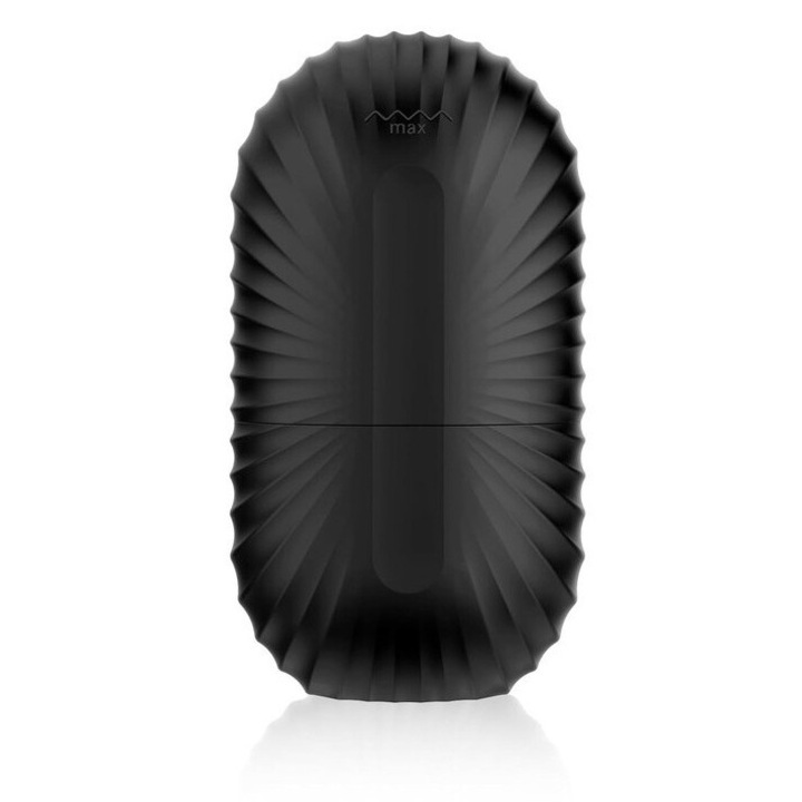 Rola cu gheata pentru masaj facial, silicon, 11x24x4cm, negru