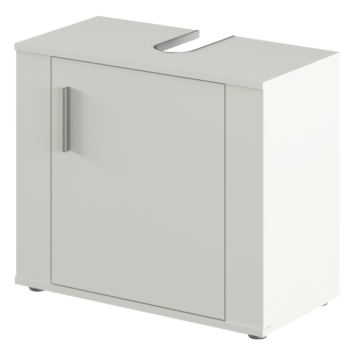 Dulap sub chiuveta DTD alb mat Lessy 68.7x35x61.2 cm