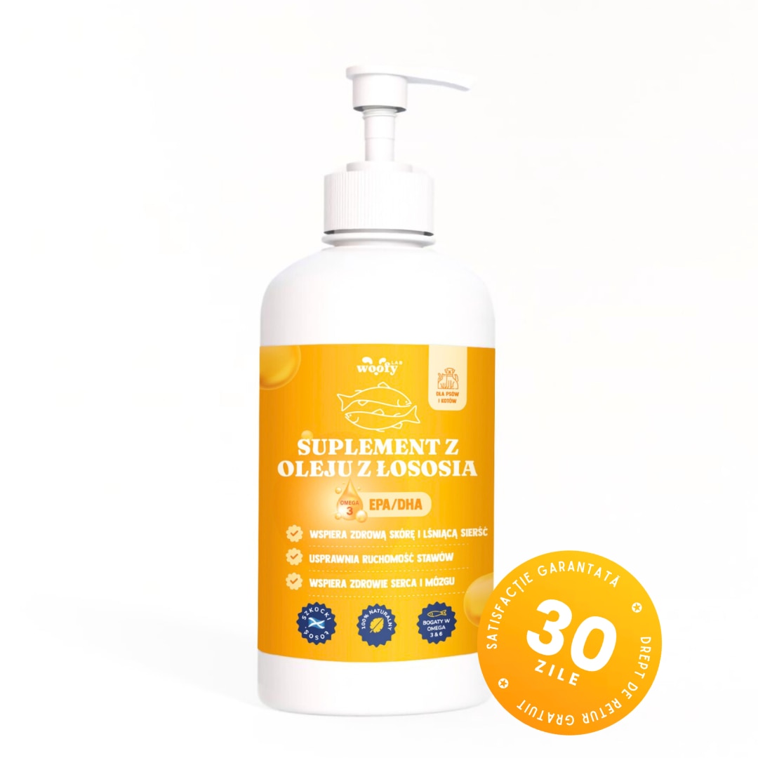 WoofyLab Salmon Oil 250 ml – Omega 3 Natural