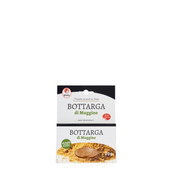 Condiment italian, Bottarga, 20 gr, ideal pentru paste si preparate cu peste, fara necesitate de refrigerare