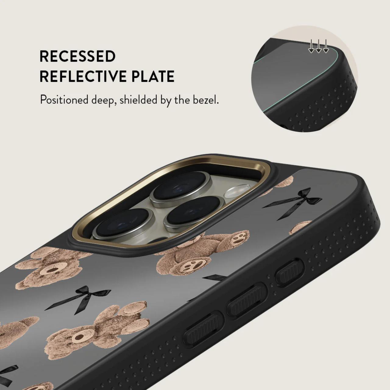 Husa Burga Elite Mirror Magsafe Gold BFF compatibila cu iPhone 16
