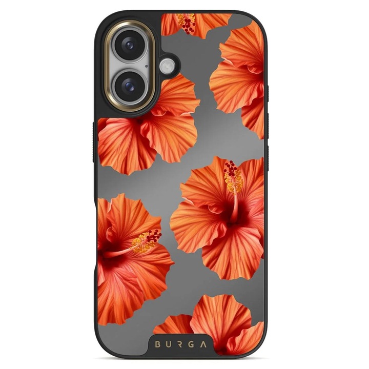 Husa Burga Elite Mirror Magsafe Gold Bonita compatibila cu iPhone 16