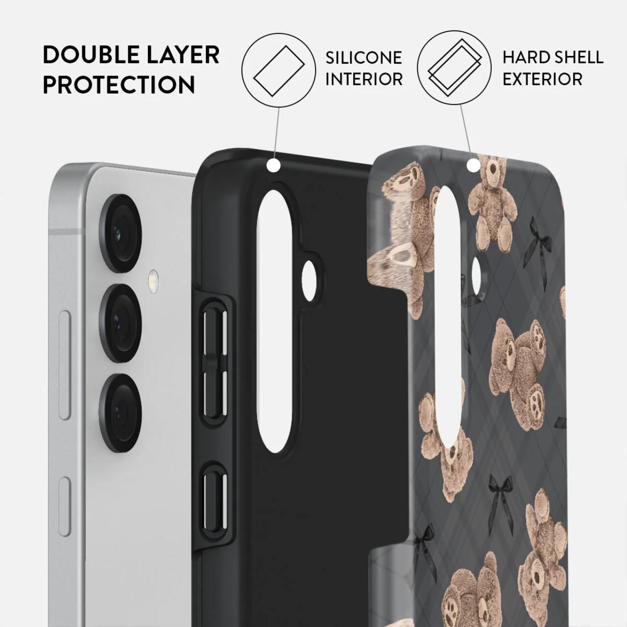 Husa Burga Dual Layer BFF compatibila cu Samsung Galaxy S25