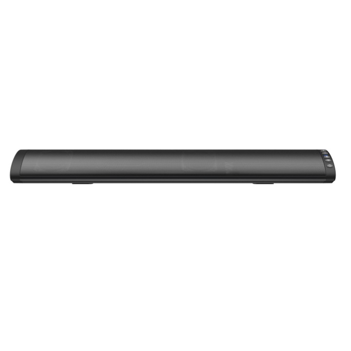 Саундбар, Bluetooth връзка, 20W, 360° стерео, HiFi звуков ефект, FM, 2000mAh, черен