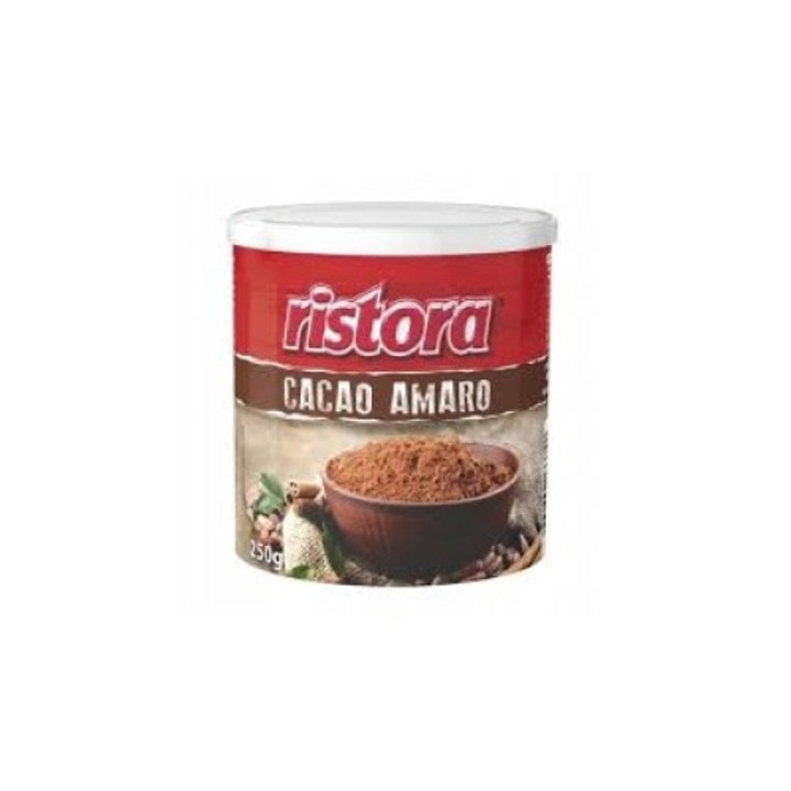 Cacao Amaro 250g, Ristora, gust intens, aroma bogata