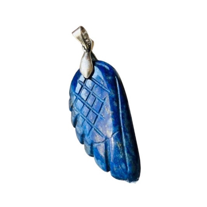 Pandantiv lapis lazuli WING, Druzy, pietre semipretioase