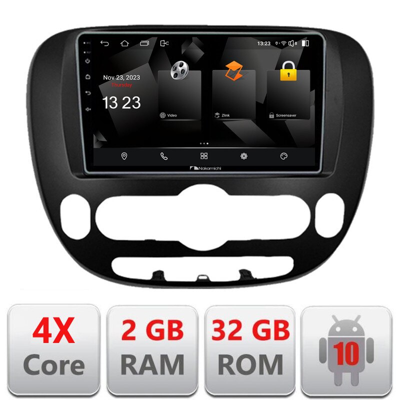 Dark Souls 8 Core 4 64GB Android 13 Car Stereo Radio For Kia Soul 2014-2019 WiFi BT Wireless CarPlay 4G LTE GPS Navi Gps Con Camara Y Bluetooth - Foto 5