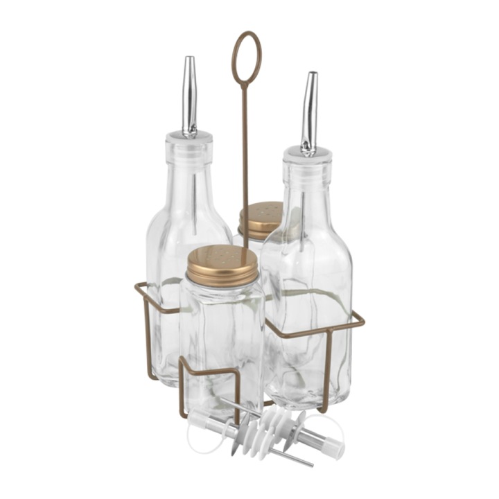 Oliviera HORECANO-BASICS, pachet de 4, bronz, 200ml/120ml