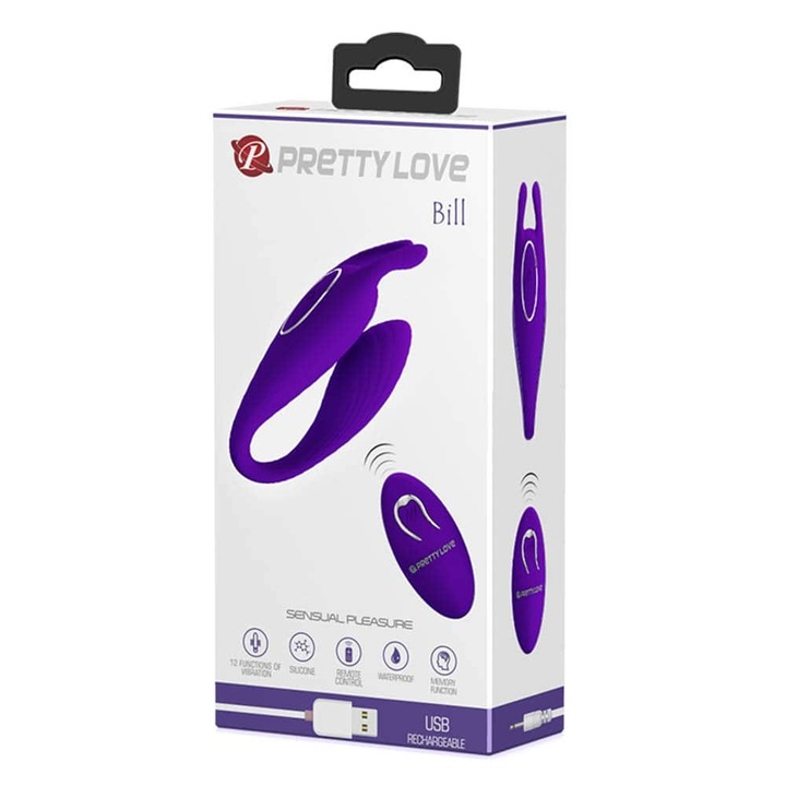 Pretty Love Bill Purple Vibrátor