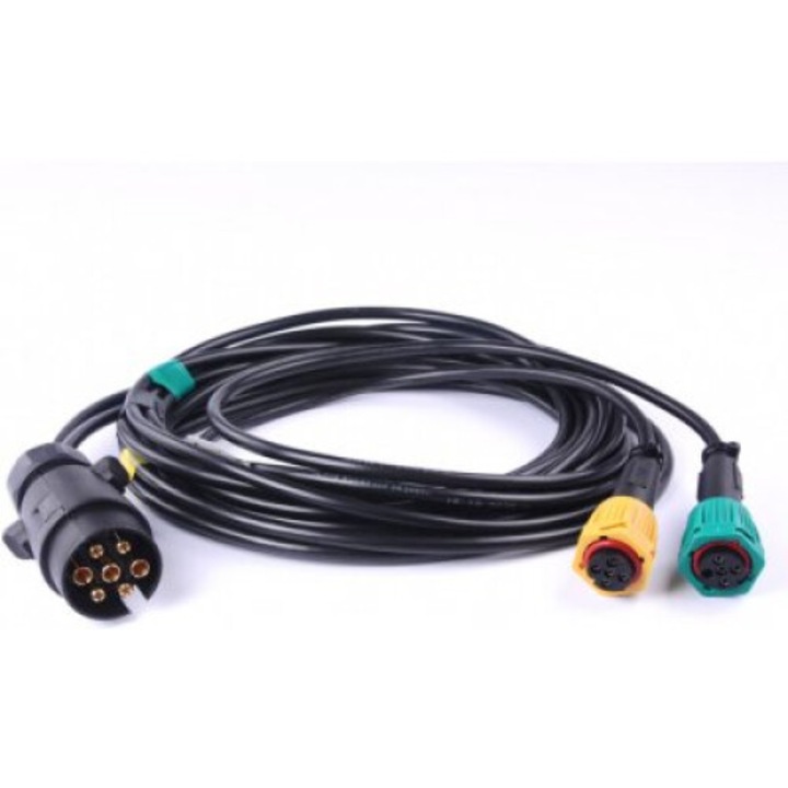Instalatie electrica remorca auto 4m, stecher 7 pini, mufe 5 pini, FRISTOM