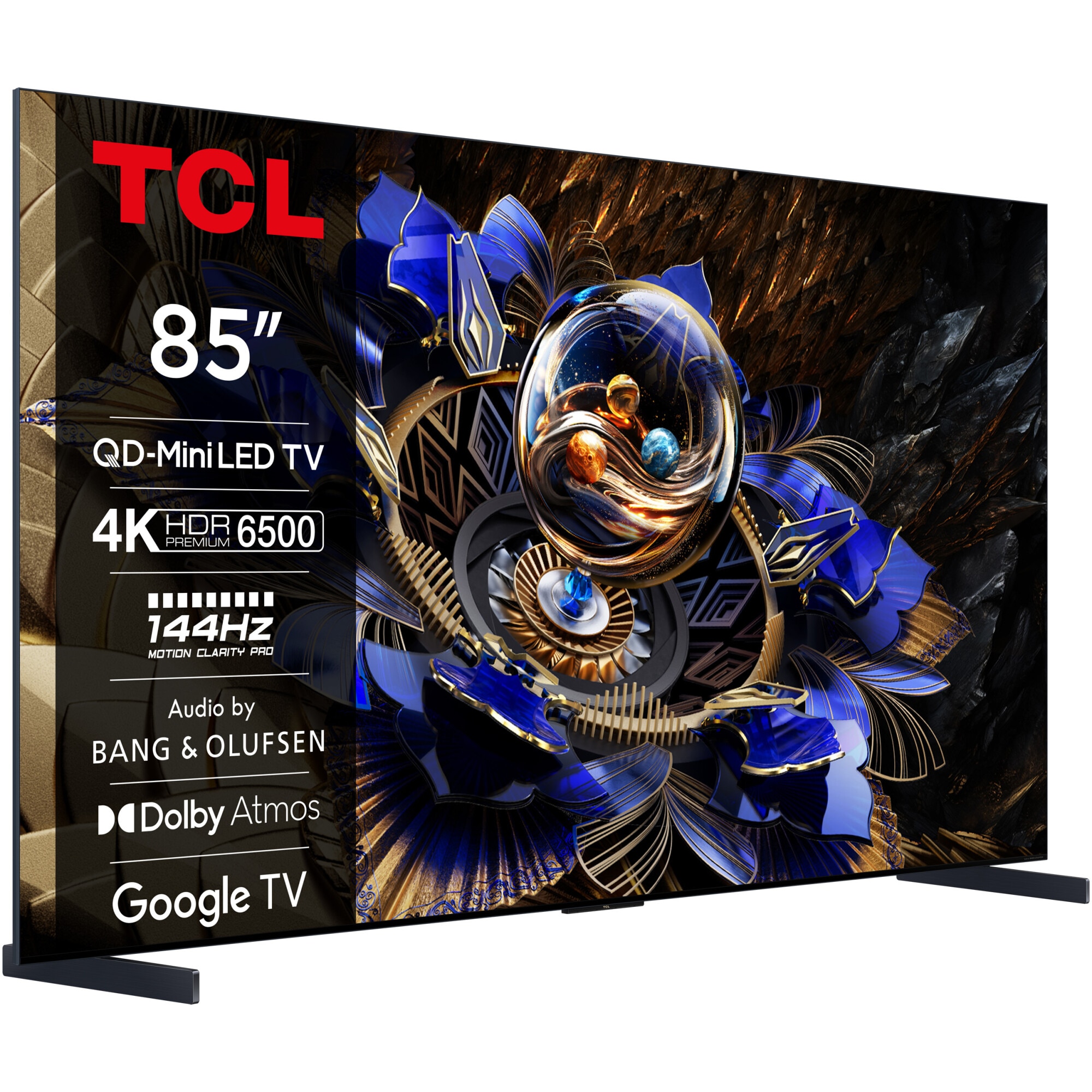 Televizor TCL QD-MiniLed 85X11K, 214 cm, Smart Google TV, 4K Ultra HD, 100Hz, Clasa G (Model 2025)