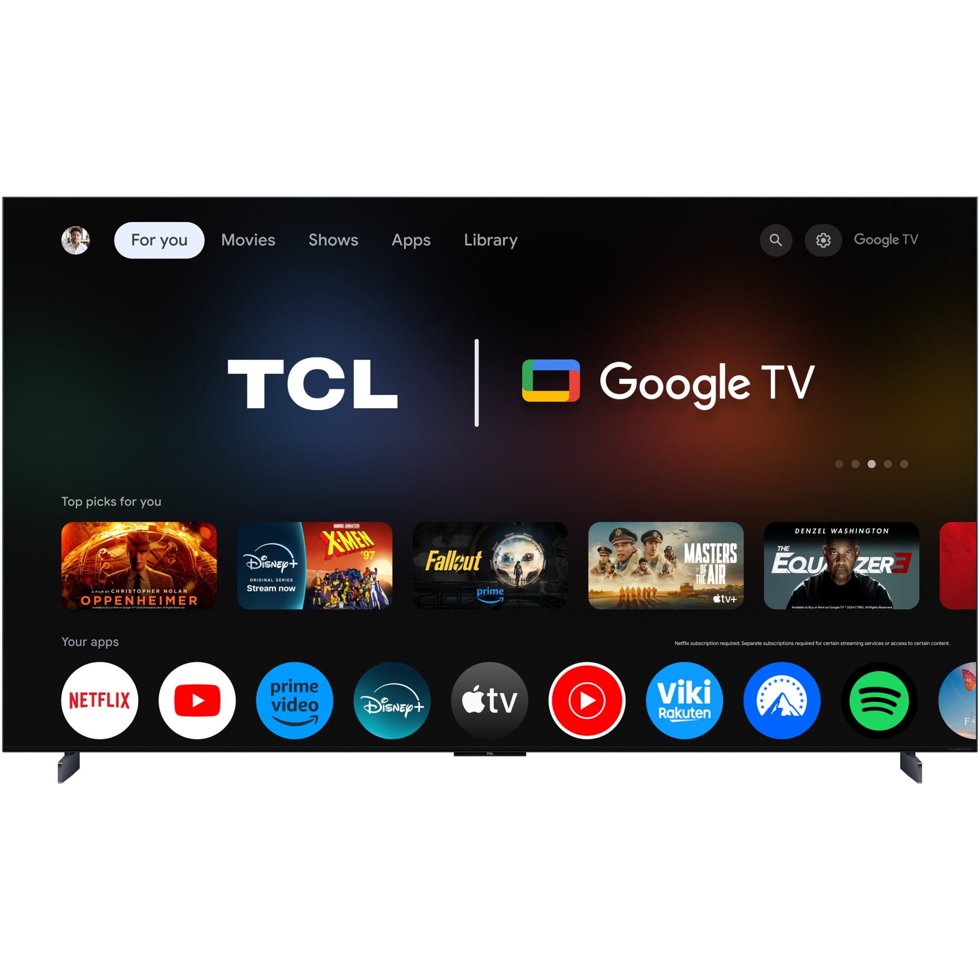 Televizor TCL QD-MiniLed 85X11K, 214 cm, Smart Google TV, 4K Ultra HD, 100Hz, Clasa G (Model 2025)