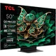 Televizor TCL QD-MiniLed 50C7K, 126 cm, Smart Google TV, 4K Ultra HD, 100Hz, Clasa F (Model 2025)
