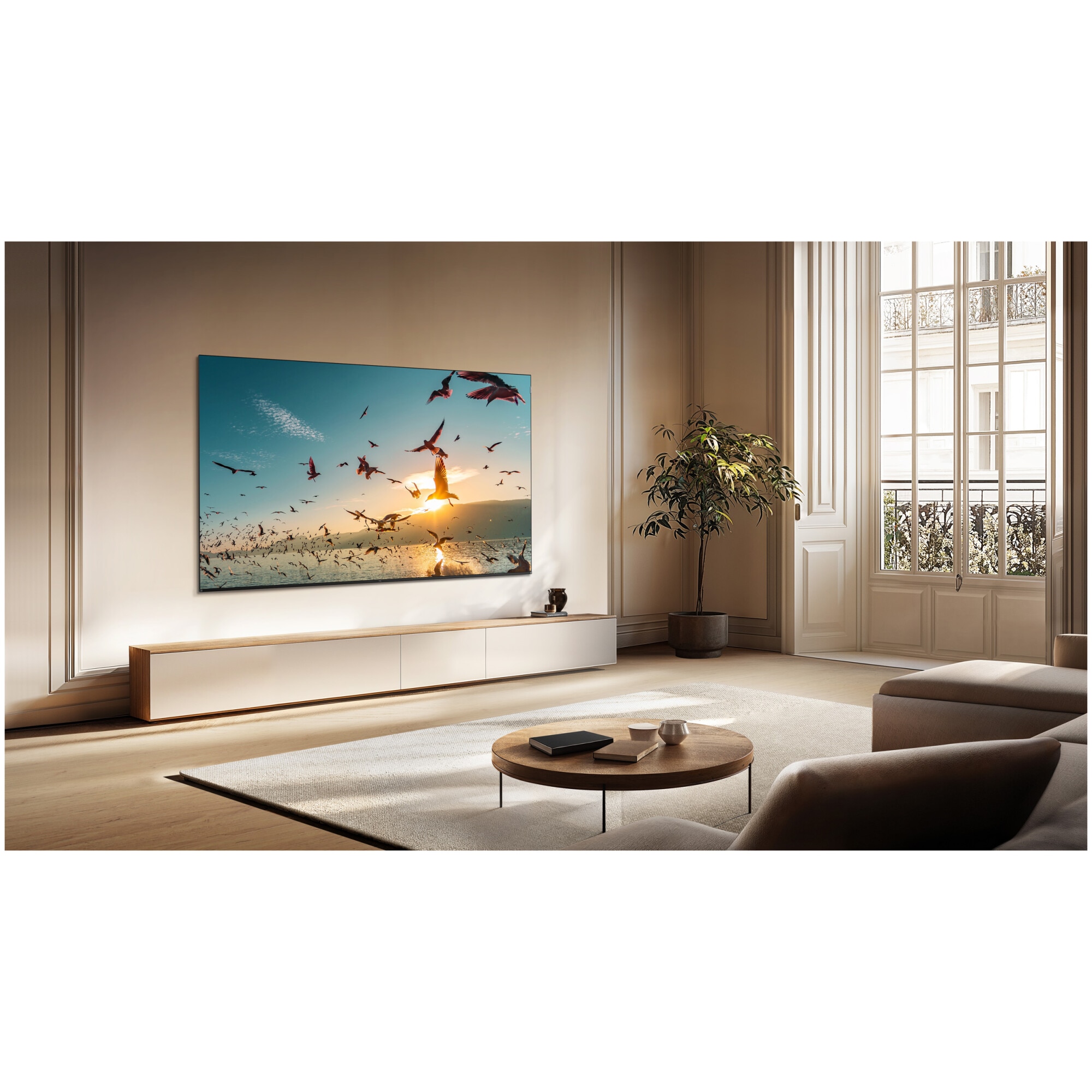 Televizor TCL QLED 43P7K, 108 cm, Smart Google TV, 4K Ultra HD, Clasa F (Model 2025)