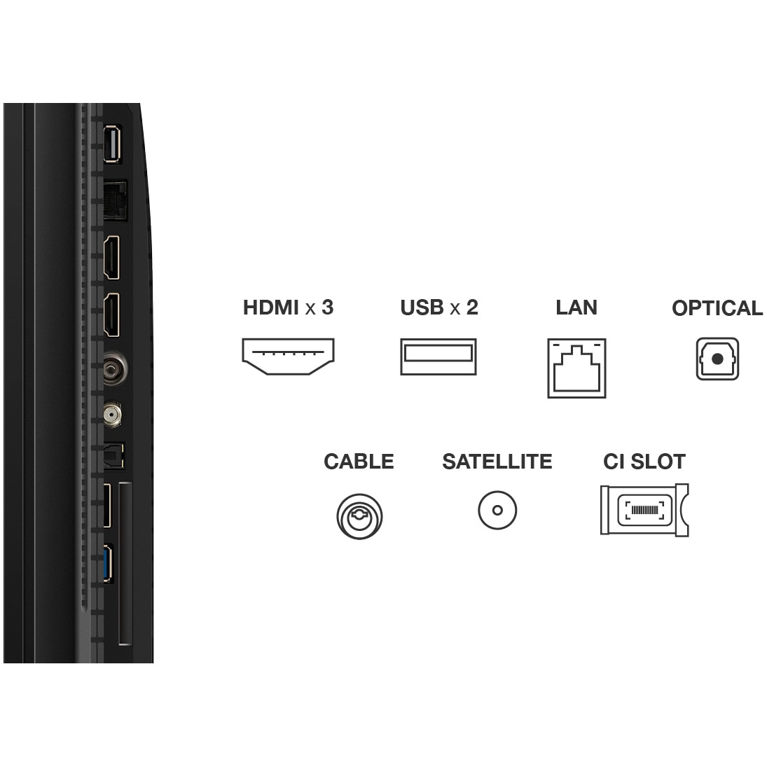 Televizor TCL QLED 43P7K, 108 cm, Smart Google TV, 4K Ultra HD, Clasa F (Model 2025)
