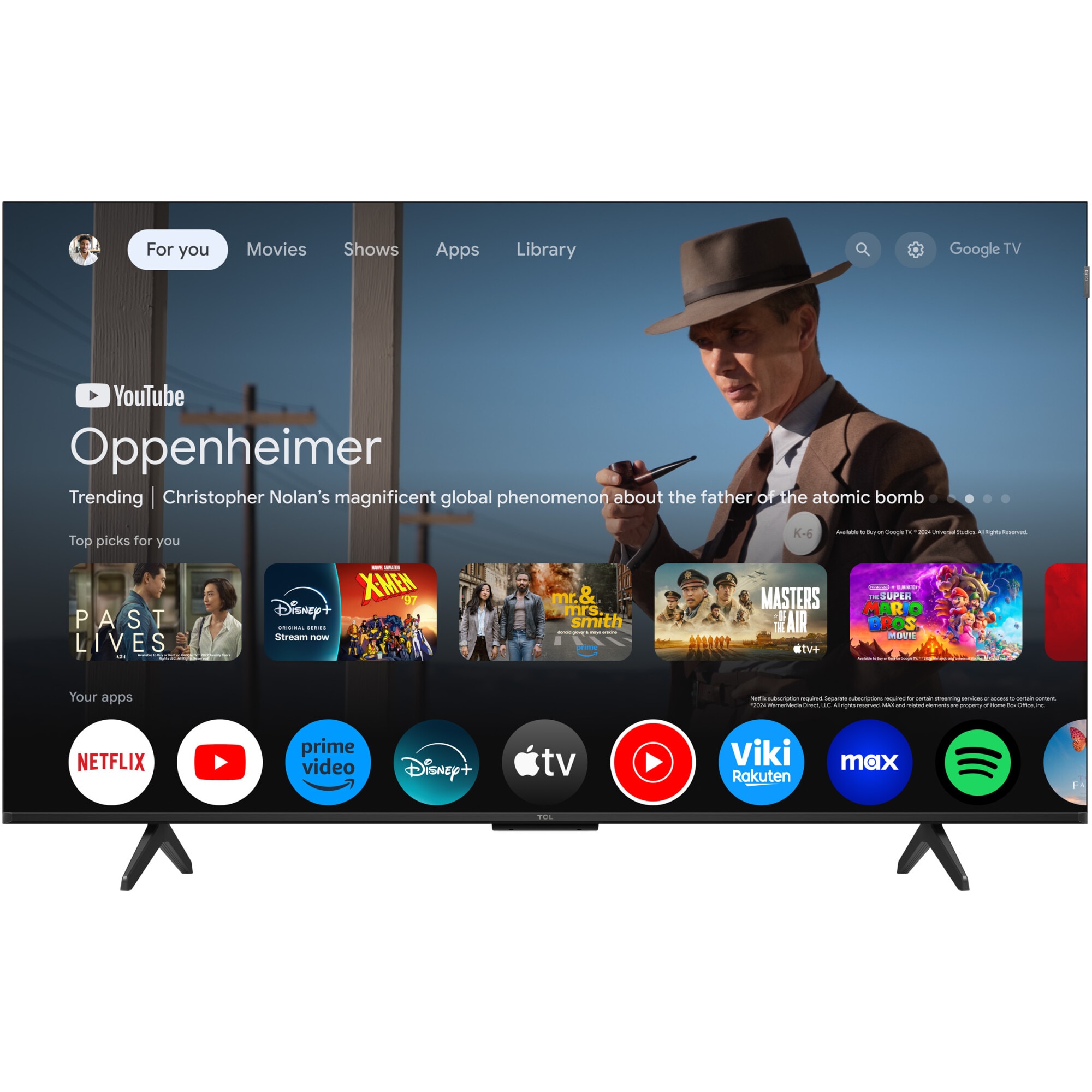 Televizor TCL 50P7K QLED, 50", 4K, 60Hz, Smart, Android TV