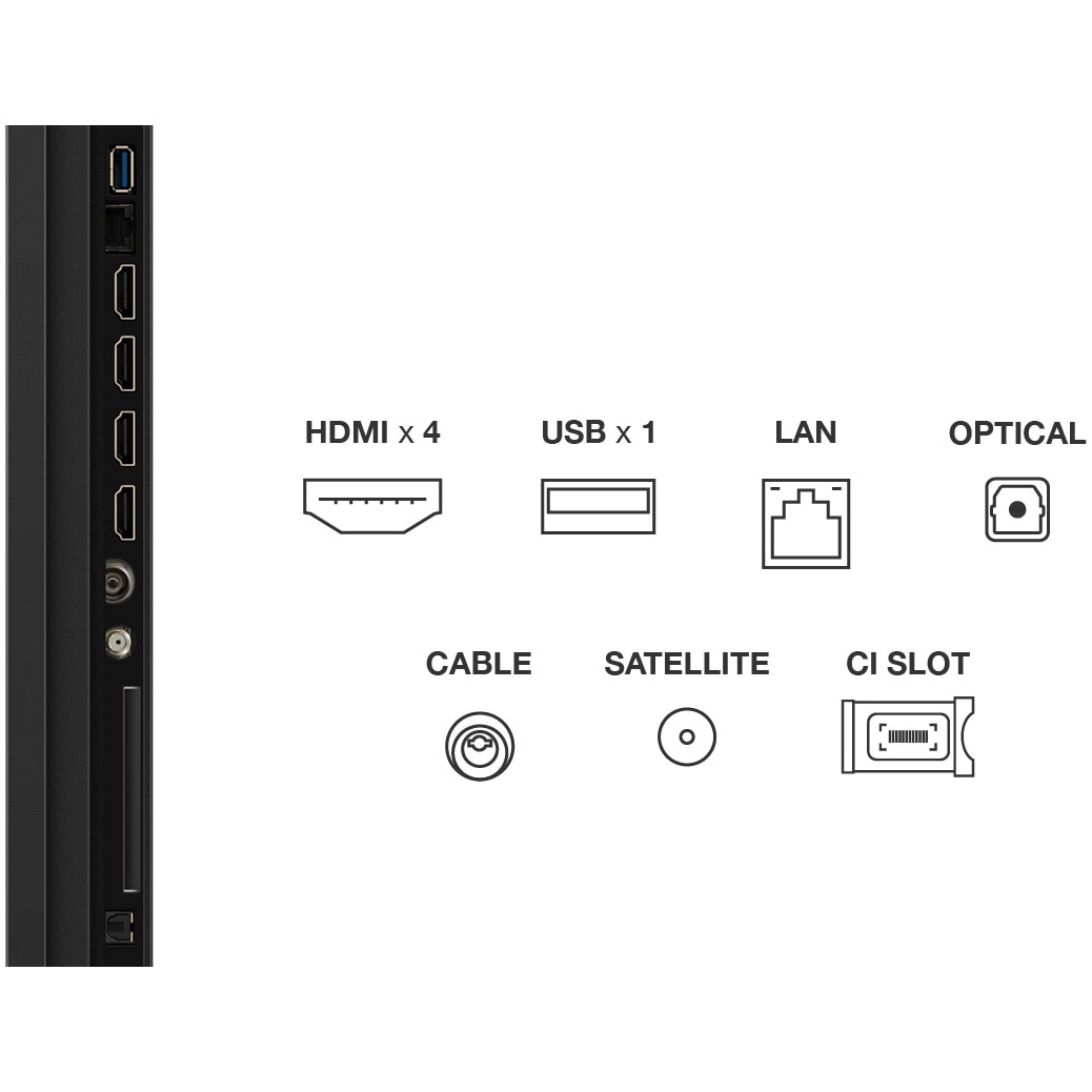 Televizor TCL QLED 98P8K, 248 cm, Smart Google TV, 4K Ultra HD, 100Hz, Clasa (Model 2025)