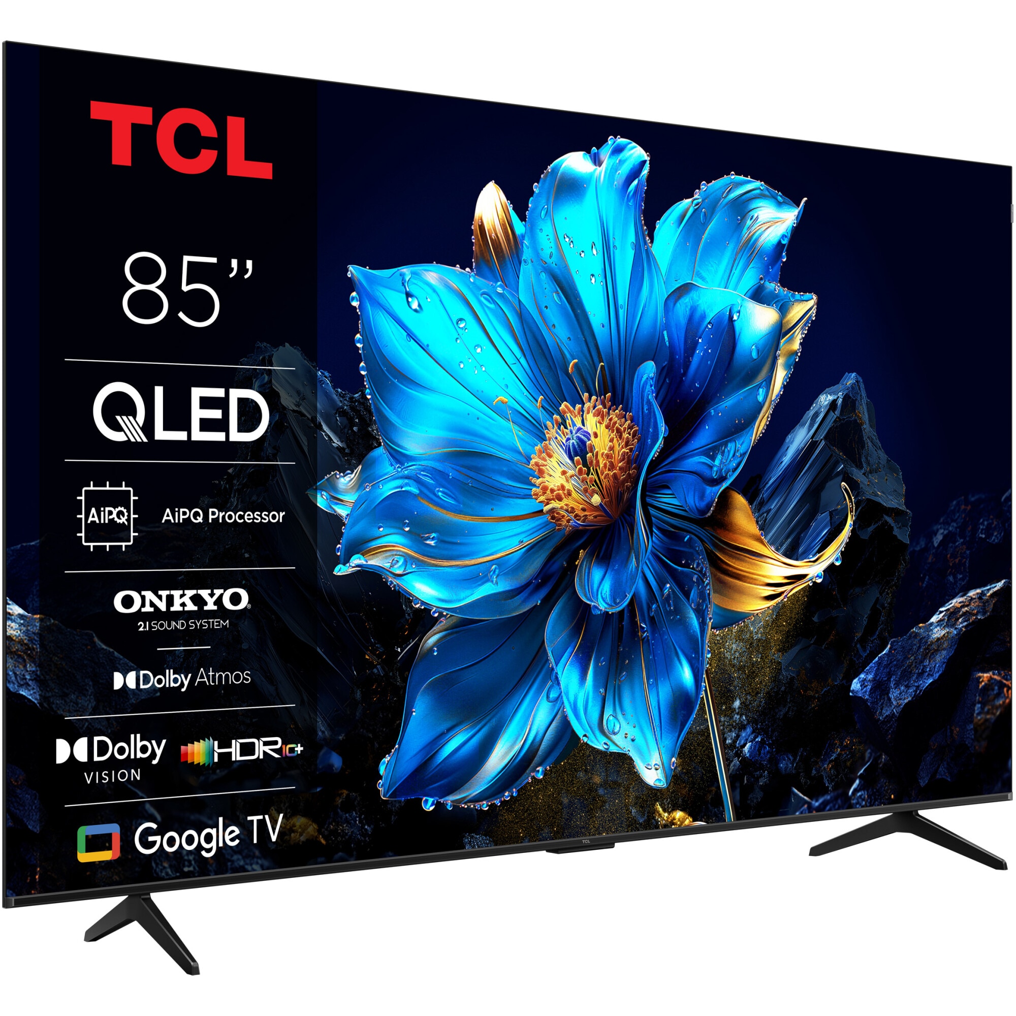 Televizor TCL QLED 85P7K, 214 cm, Smart Google TV, 4K Ultra HD, Clasa (Model 2025)