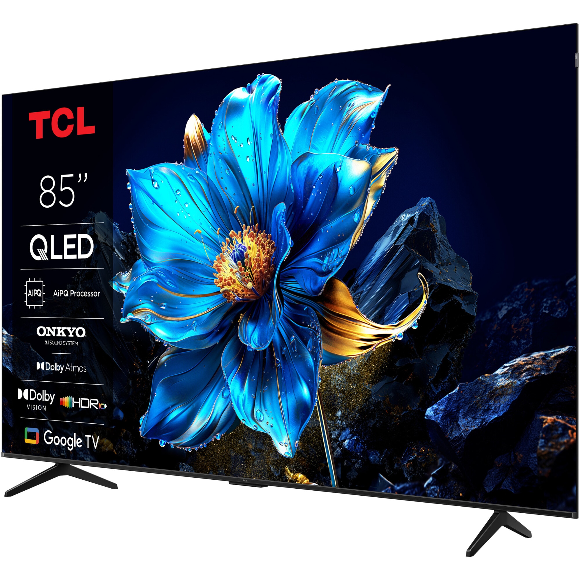 Televizor TCL QLED 85P7K, 214 cm, Smart Google TV, 4K Ultra HD, Clasa (Model 2025)