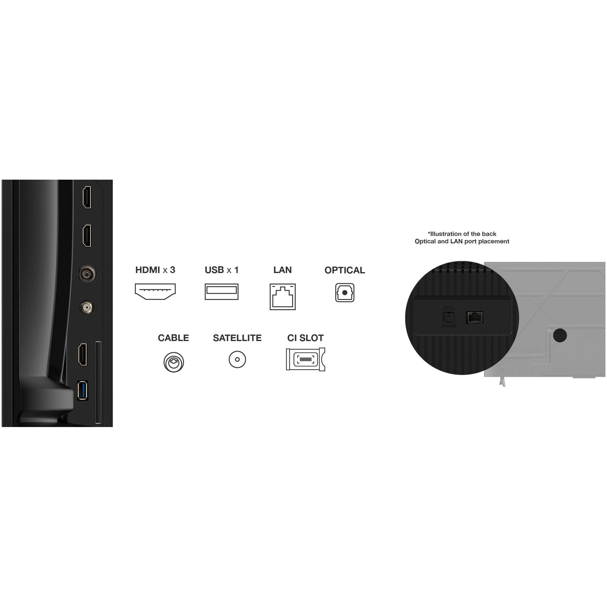 Televizor TCL LED 55P6K, 139 cm, Smart Google TV, 4K Ultra HD, Clasa E (Model 2025)