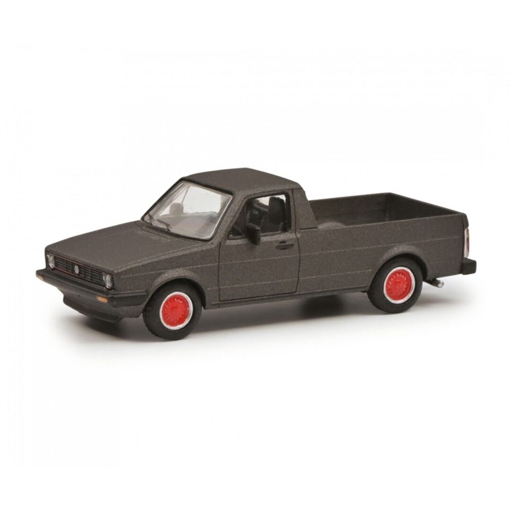 Volkswagen Caddy Mk1 Pick Up Grey modellautó, 1:64 Schuco