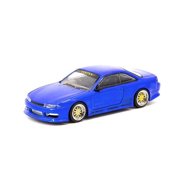 Модел автомобил Nissan Vertex Silvia S14 Blue, 1:64 Tarmac