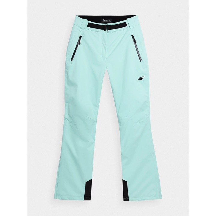 PANTALONI DE SCHI 4FPRO MEMBRANA DERMIZAX® 20 000 PENTRU FEMEI, Albastru deschis