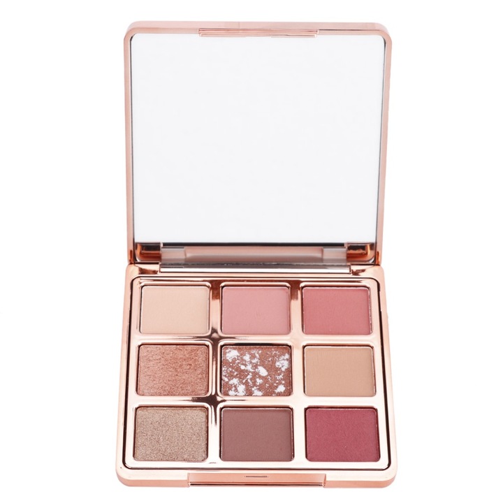 Szemhéjfesték paletta, 9 matt és csillámos színnel