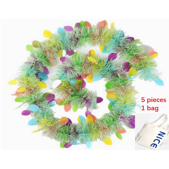 Húsvéti díszszalagok szett, többszínű, 2m, beltérre és kültérre