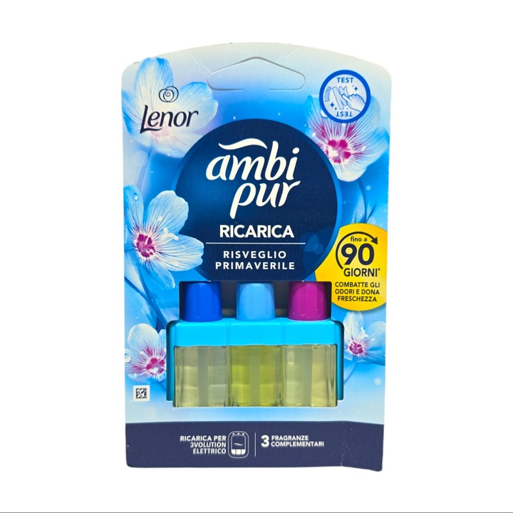 Електрически ароматизатор за стая Ambi Pur, 3 volution, Lenor, Risveglio Primaverile, 1 брой