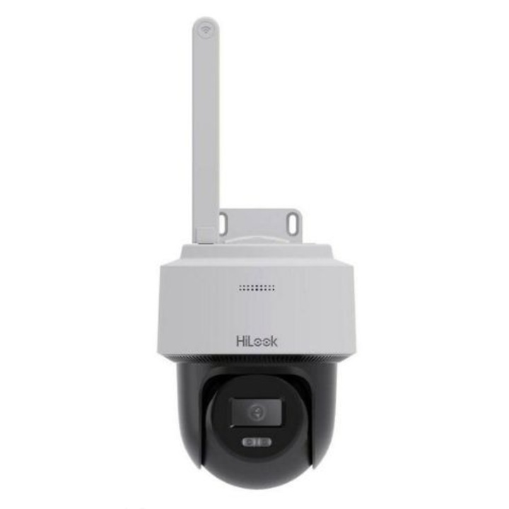 PT HiLook forgó Wi-Fi IP kamera, 4MP, IR 30m, mikrofon, hangszóró, automatikus követés, microSD foglalat, IP66 - PTZ-N2C400I-W(W)