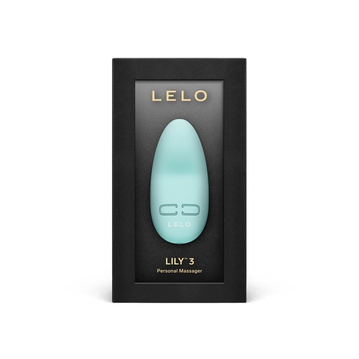 Vibrator Lelo Lily 3, Verde, Silicon si ABS, Diametru 3-3.4 cm, Rezistent la apa, Reincarcabil