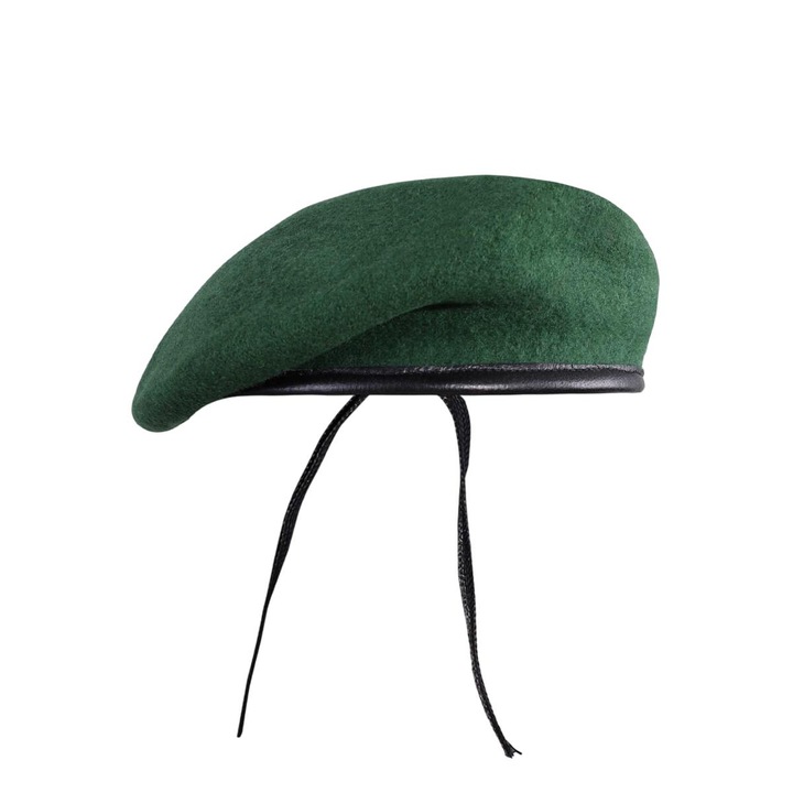Bereta, MFH, lana/piele naturala, verde, Verde