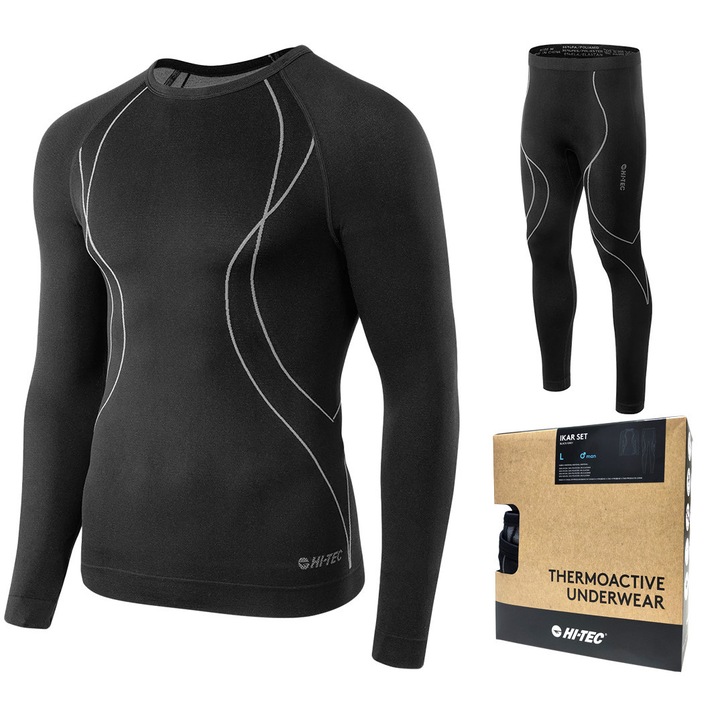 Set Lenjerie Intima IKAR Termoactiva Hi-Tec