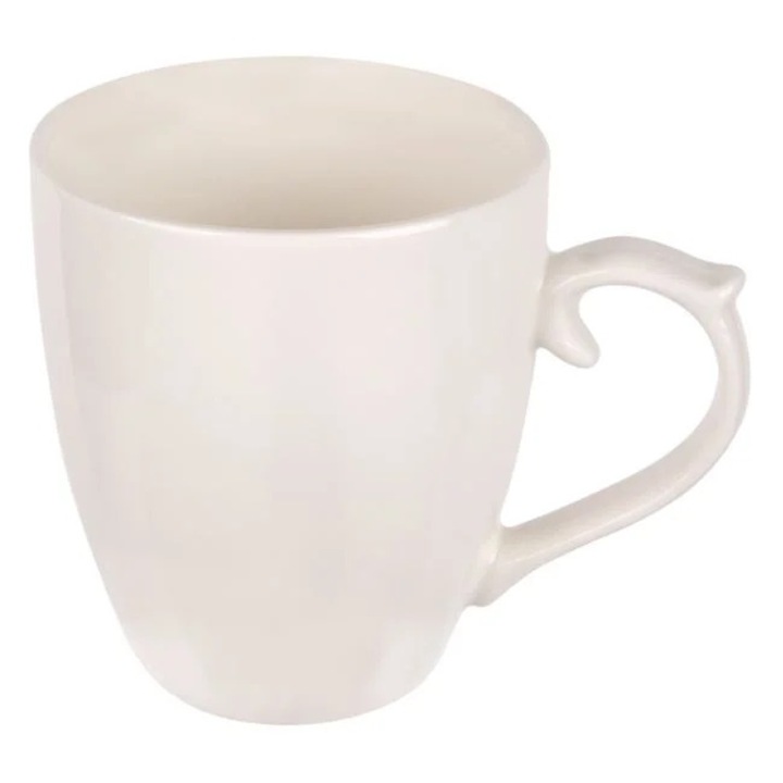 Set Cani din Portelan Alba New Bone 225ml 8x7 cm 4 bucati