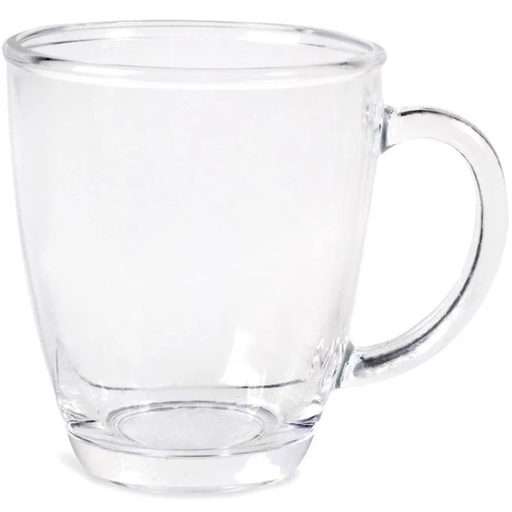 Cana din Sticla Transparenta 350ml Diametru x Inaltime: 9x10cm