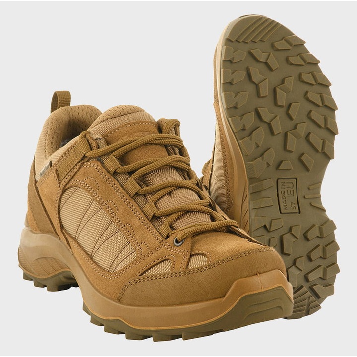 Ghete sport M-Tac, tactice de trekking, toamna-primavara, piele intoarsa