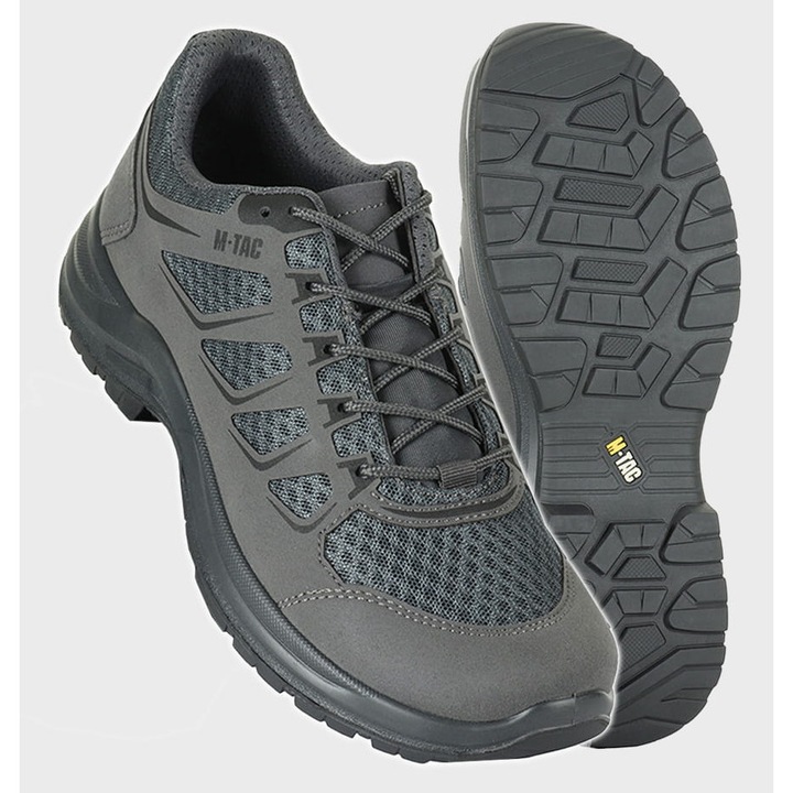 Ghete sport barbati, M-Tac, cizme tactice, gri, sintetic, 38 EU