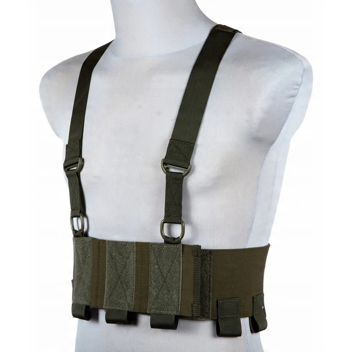 Vesta tactica Low-Vis Chest Rig, GFC Tactical, Panza, Verde